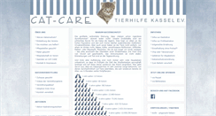 Desktop Screenshot of cat-care.de