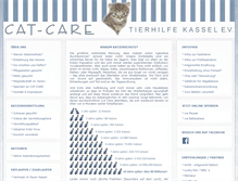Tablet Screenshot of cat-care.de
